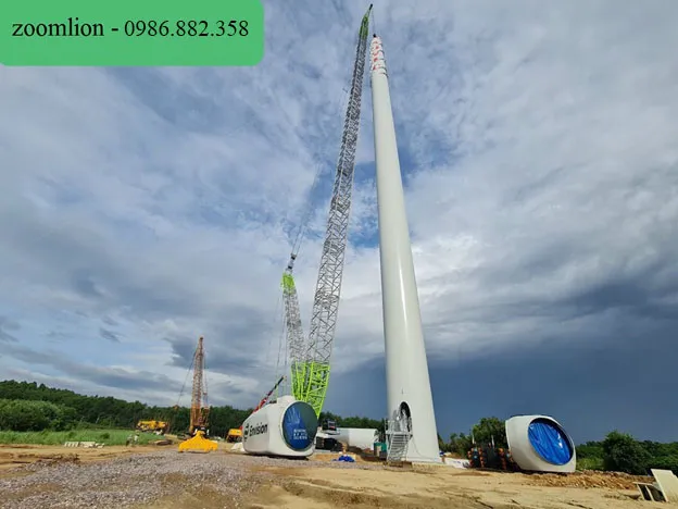 Zoomlion ZCC9800 - 800 tấn; cần trục bánh xích 800 tấn